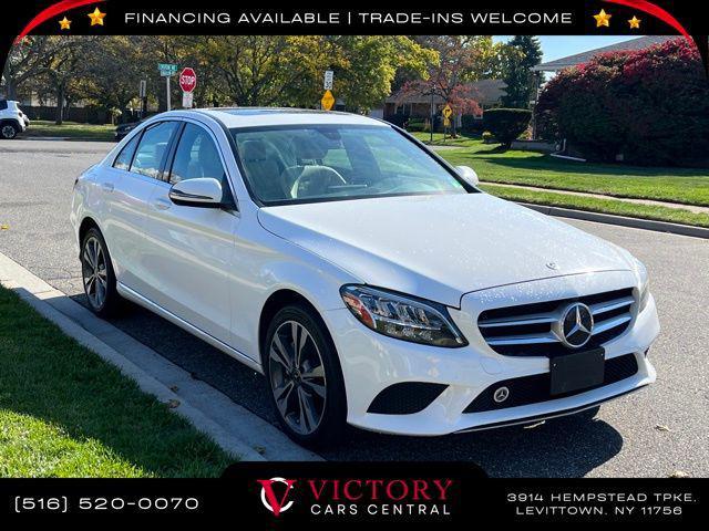 used 2021 Mercedes-Benz C-Class car, priced at $19,995