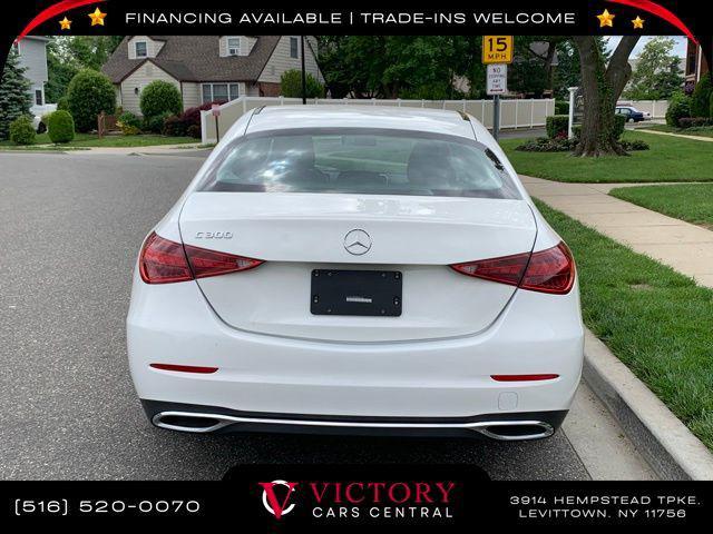 used 2022 Mercedes-Benz C-Class car, priced at $26,995