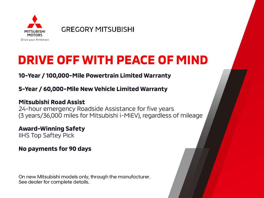 new 2024 Mitsubishi Mirage G4 car, priced at $21,180