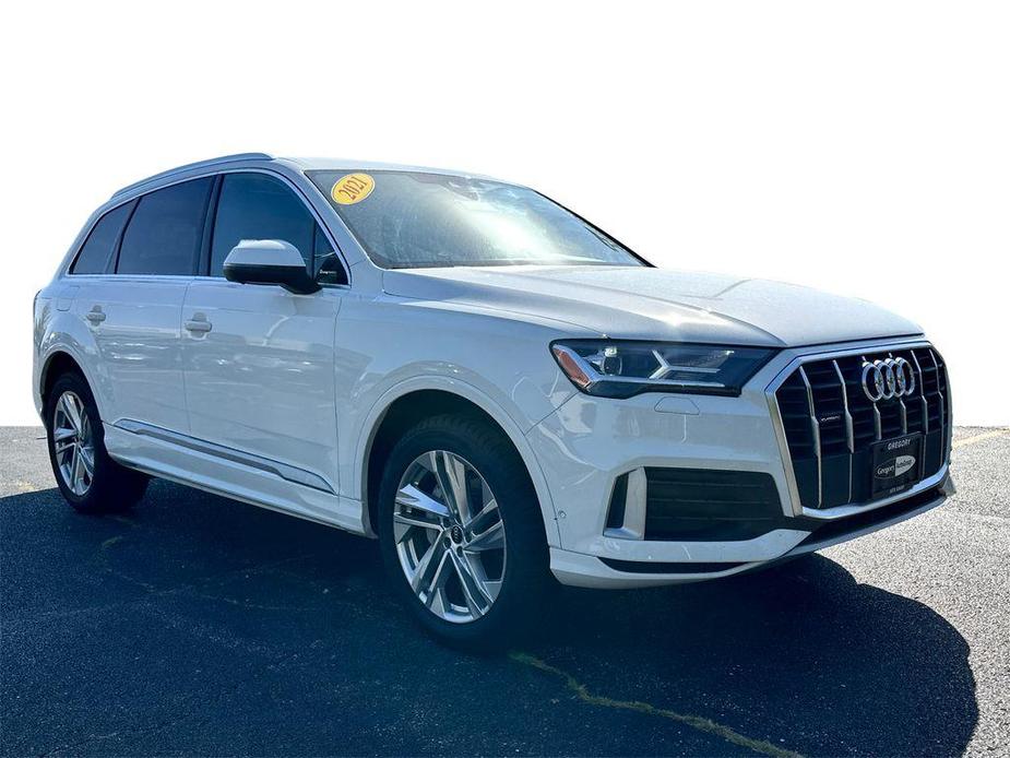 used 2021 Audi Q7 car, priced at $33,000