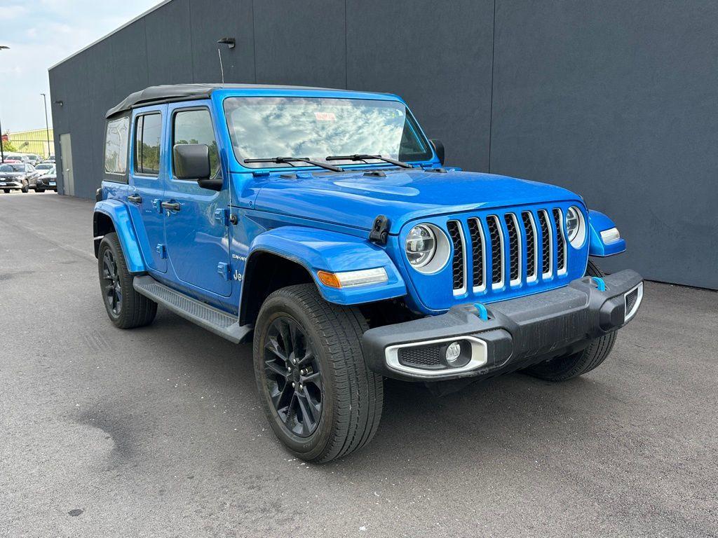 used 2022 Jeep Wrangler Unlimited 4xe car, priced at $31,955