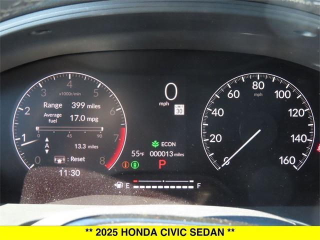 new 2025 Honda Civic car, priced at $27,345