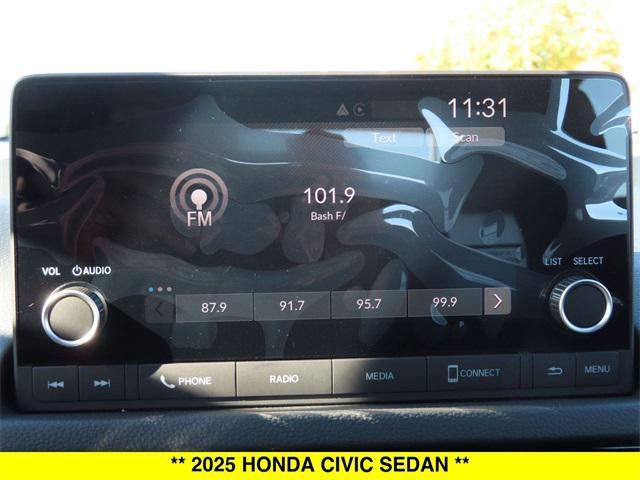 new 2025 Honda Civic car, priced at $27,345