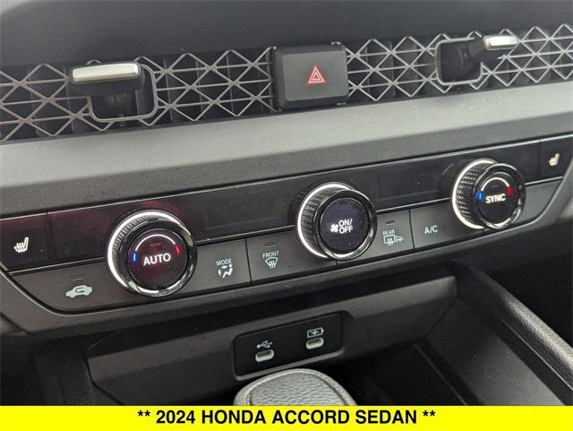 used 2024 Honda Accord car, priced at $27,455