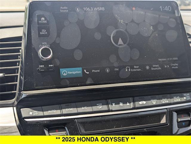 new 2025 Honda Odyssey car, priced at $52,630