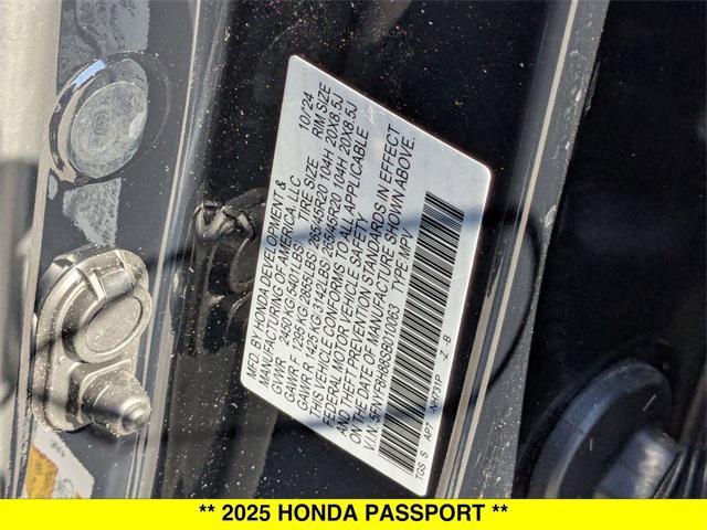 new 2025 Honda Passport car, priced at $52,765