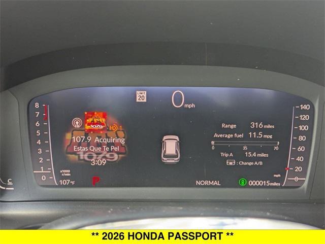 new 2026 Honda Passport car, priced at $55,555