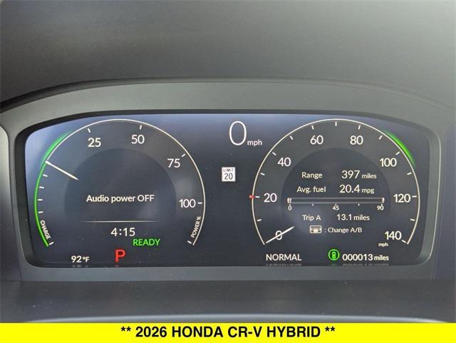 new 2026 Honda CR-V Hybrid car, priced at $40,650