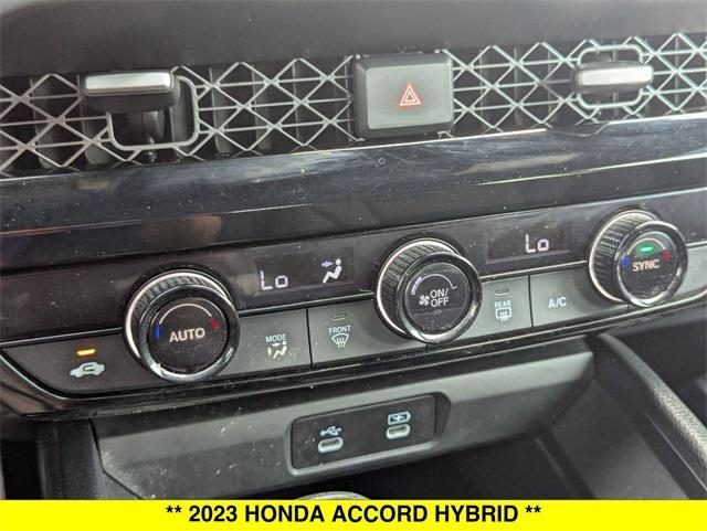 used 2023 Honda Accord Hybrid car, priced at $25,755