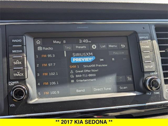 used 2017 Kia Sedona car, priced at $14,855