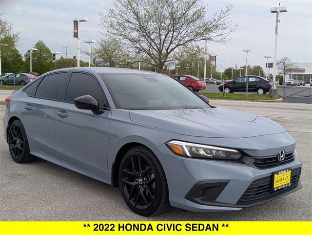 used 2022 Honda Civic car, priced at $22,365