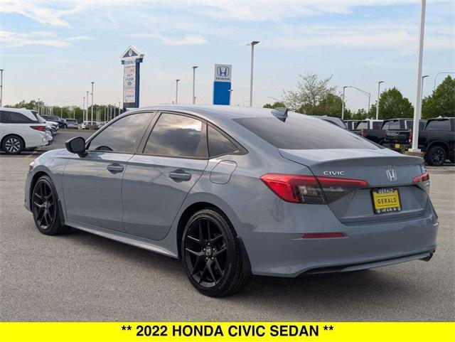 used 2022 Honda Civic car, priced at $22,365