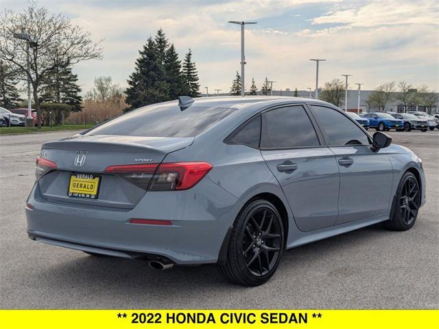 used 2022 Honda Civic car, priced at $22,365