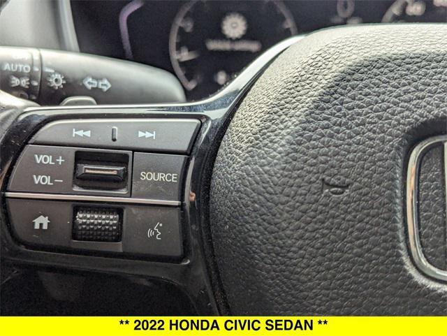 used 2022 Honda Civic car, priced at $22,365