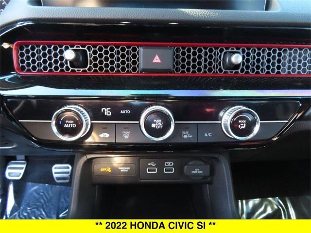 used 2022 Honda Civic Si car, priced at $27,885