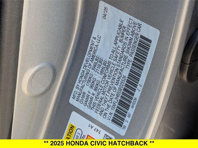 new 2025 Honda Civic car, priced at $28,600