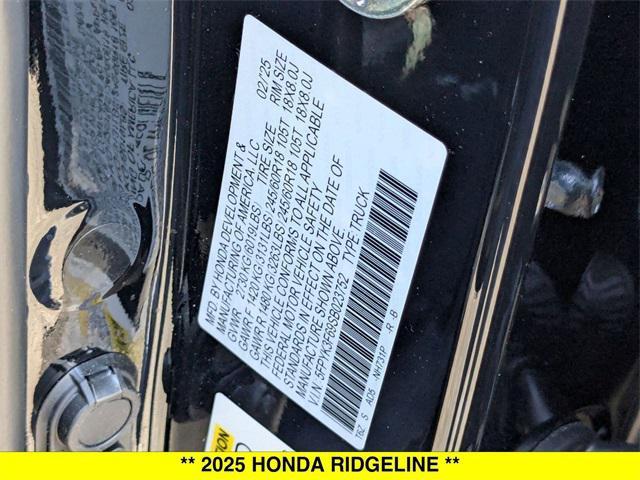 new 2025 Honda Ridgeline car, priced at $46,830