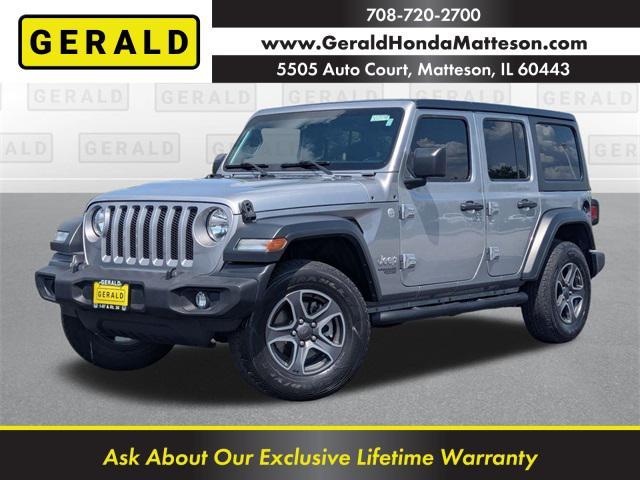 used 2019 Jeep Wrangler Unlimited car, priced at $26,387