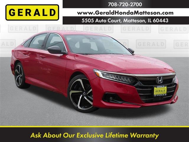 used 2021 Honda Accord car, priced at $22,850