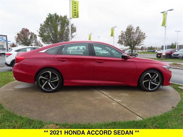 used 2021 Honda Accord car, priced at $22,850