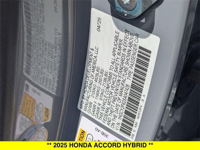 new 2025 Honda Accord Hybrid car, priced at $36,545