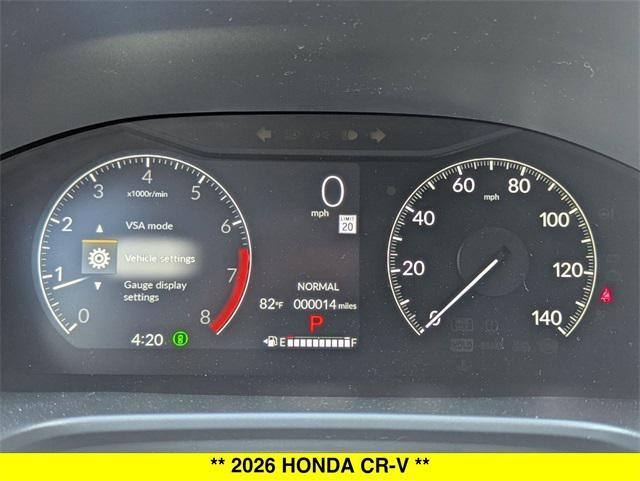 new 2026 Honda CR-V car, priced at $36,500