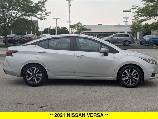 used 2021 Nissan Versa car, priced at $16,497