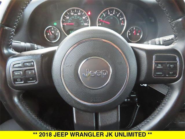 used 2018 Jeep Wrangler JK Unlimited car, priced at $21,499