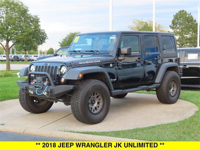 used 2018 Jeep Wrangler JK Unlimited car, priced at $21,499