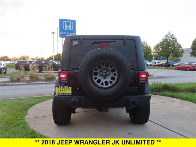 used 2018 Jeep Wrangler JK Unlimited car, priced at $21,499