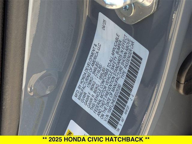 new 2025 Honda Civic car, priced at $29,055