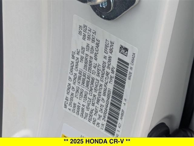 new 2025 Honda CR-V car, priced at $35,700
