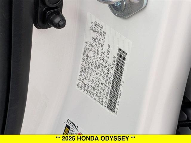 new 2025 Honda Odyssey car, priced at $44,125
