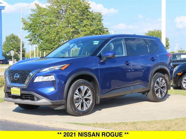 used 2021 Nissan Rogue car, priced at $17,455