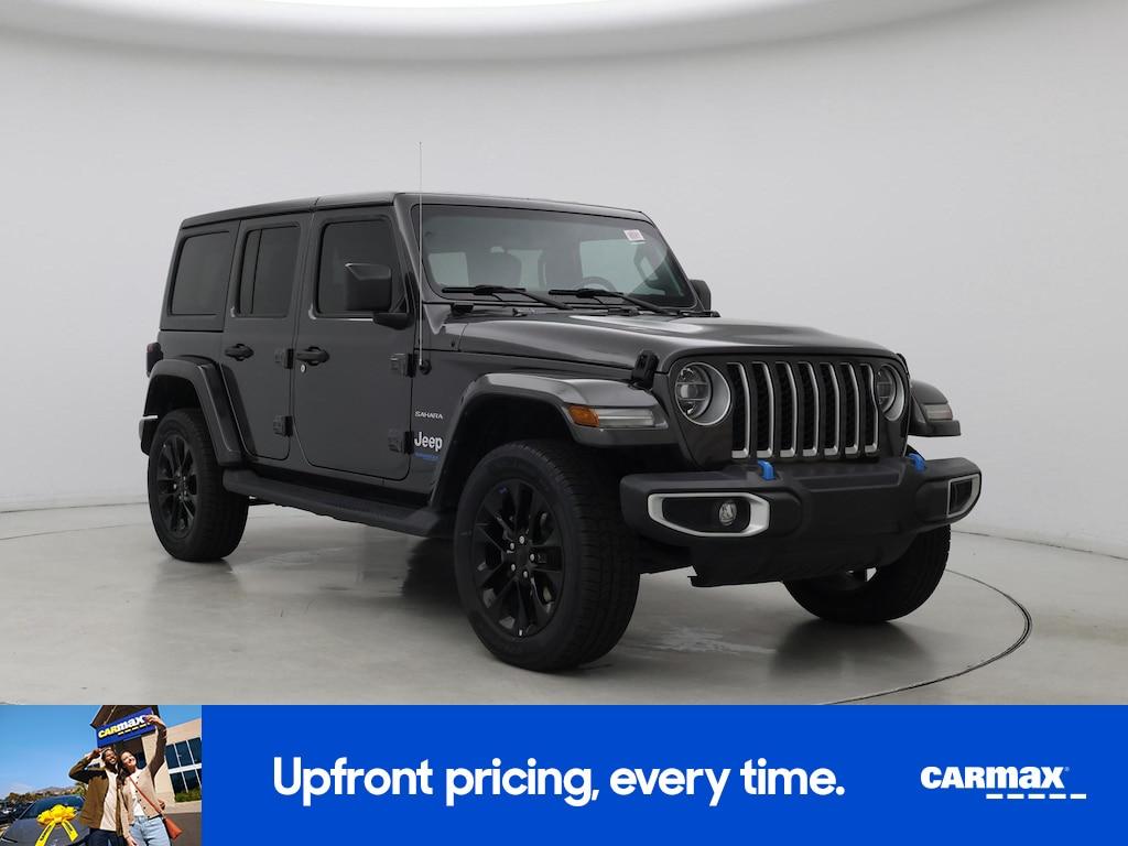used 2022 Jeep Wrangler Unlimited 4xe car, priced at $33,998
