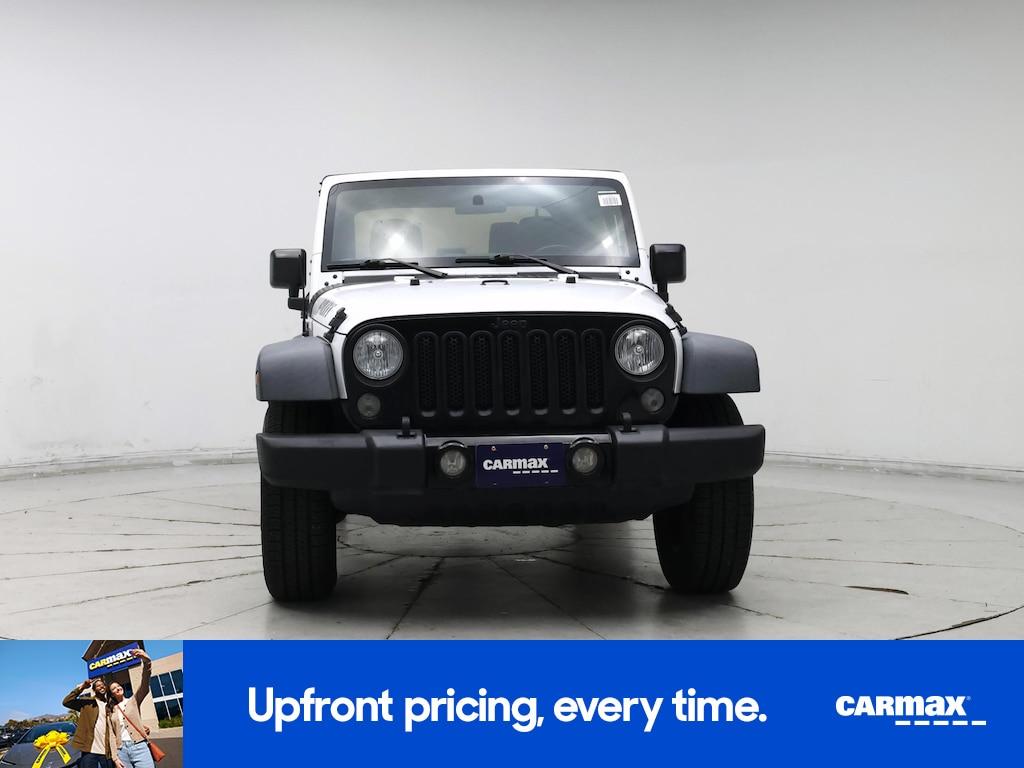 used 2016 Jeep Wrangler car, priced at $20,998
