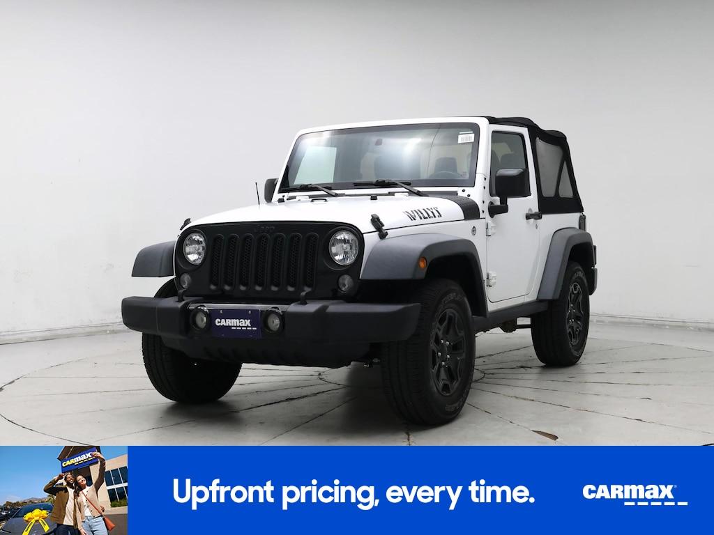 used 2016 Jeep Wrangler car, priced at $20,998