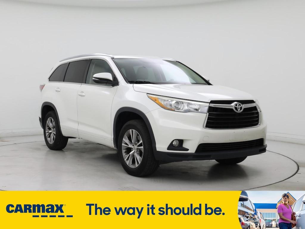 used 2015 Toyota Highlander car, priced at $23,998