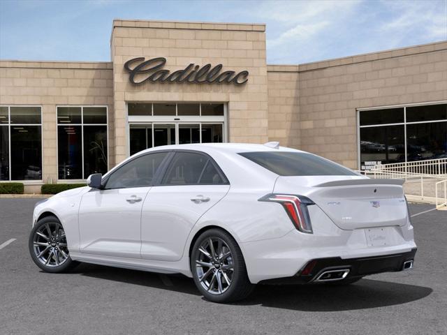 new 2025 Cadillac CT4 car, priced at $48,264