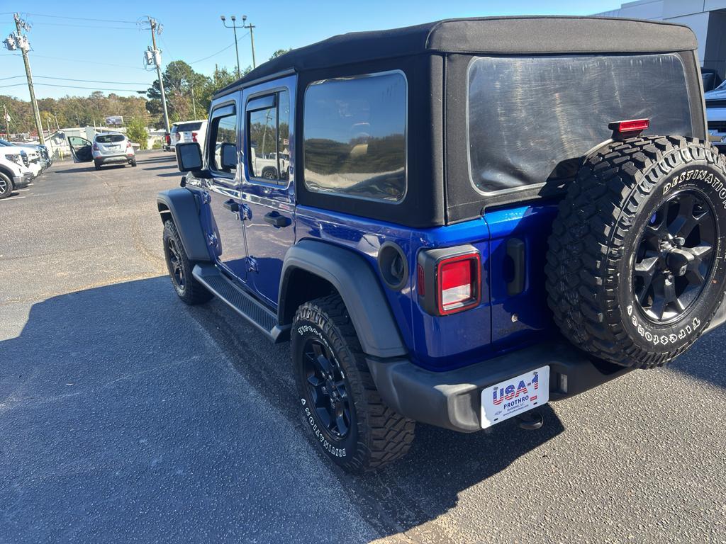 used 2020 Jeep Wrangler Unlimited car, priced at $28,300