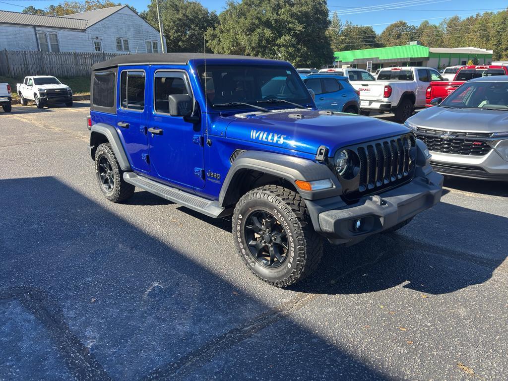 used 2020 Jeep Wrangler Unlimited car, priced at $28,300