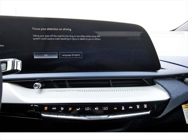 new 2025 Cadillac OPTIQ car, priced at $61,695