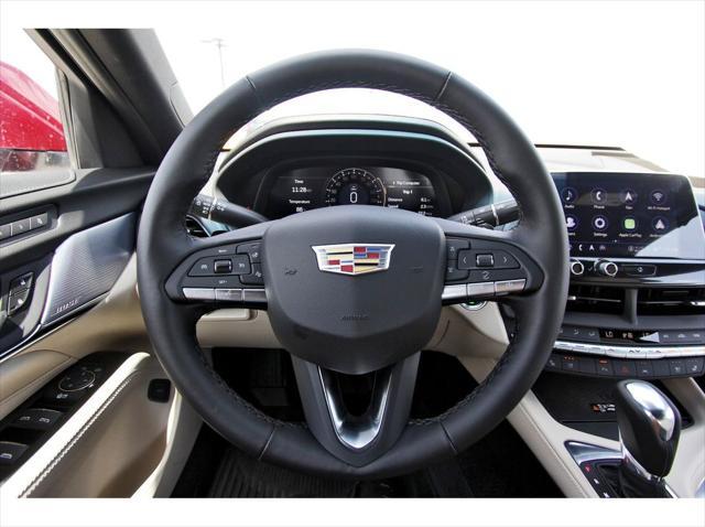 new 2025 Cadillac CT4 car, priced at $46,365
