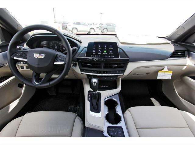 new 2025 Cadillac CT4 car, priced at $46,365