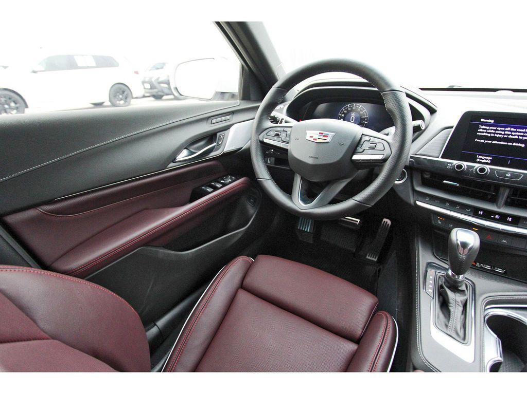 new 2025 Cadillac CT4 car, priced at $52,065