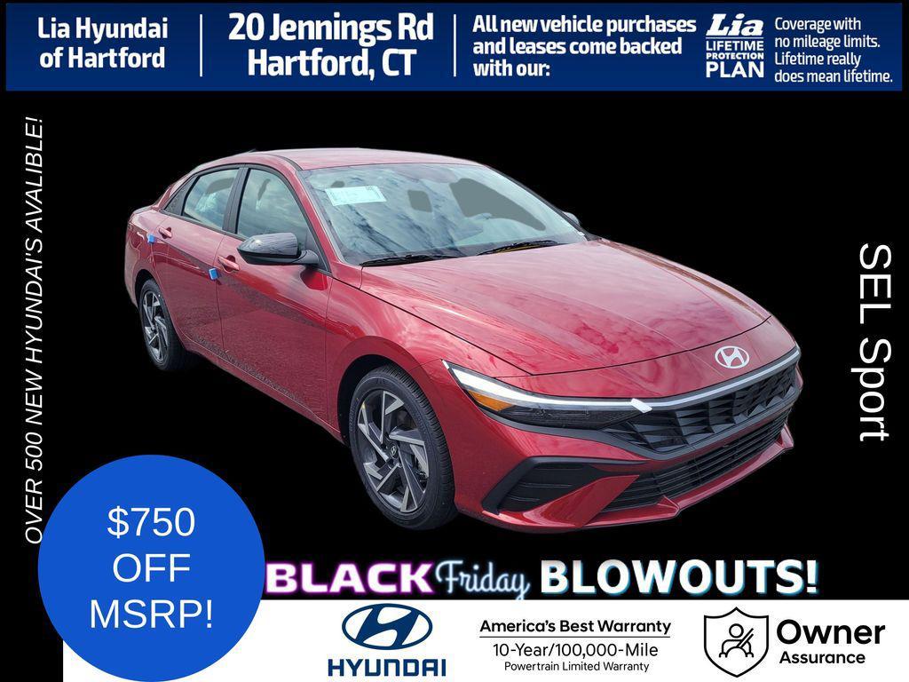 new 2025 Hyundai Elantra car, priced at $25,635