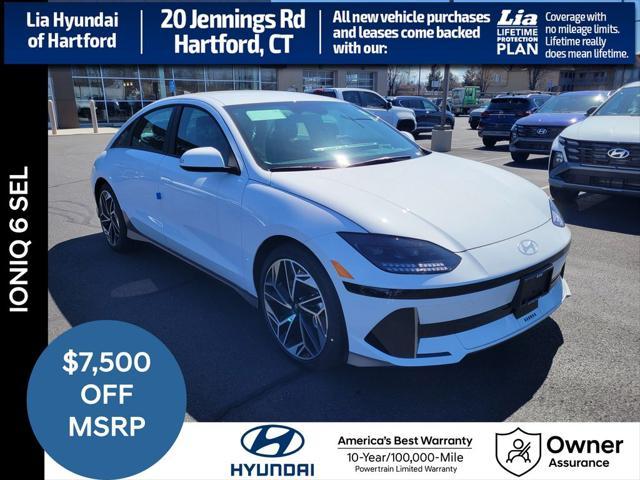 new 2025 Hyundai IONIQ 6 car, priced at $51,370