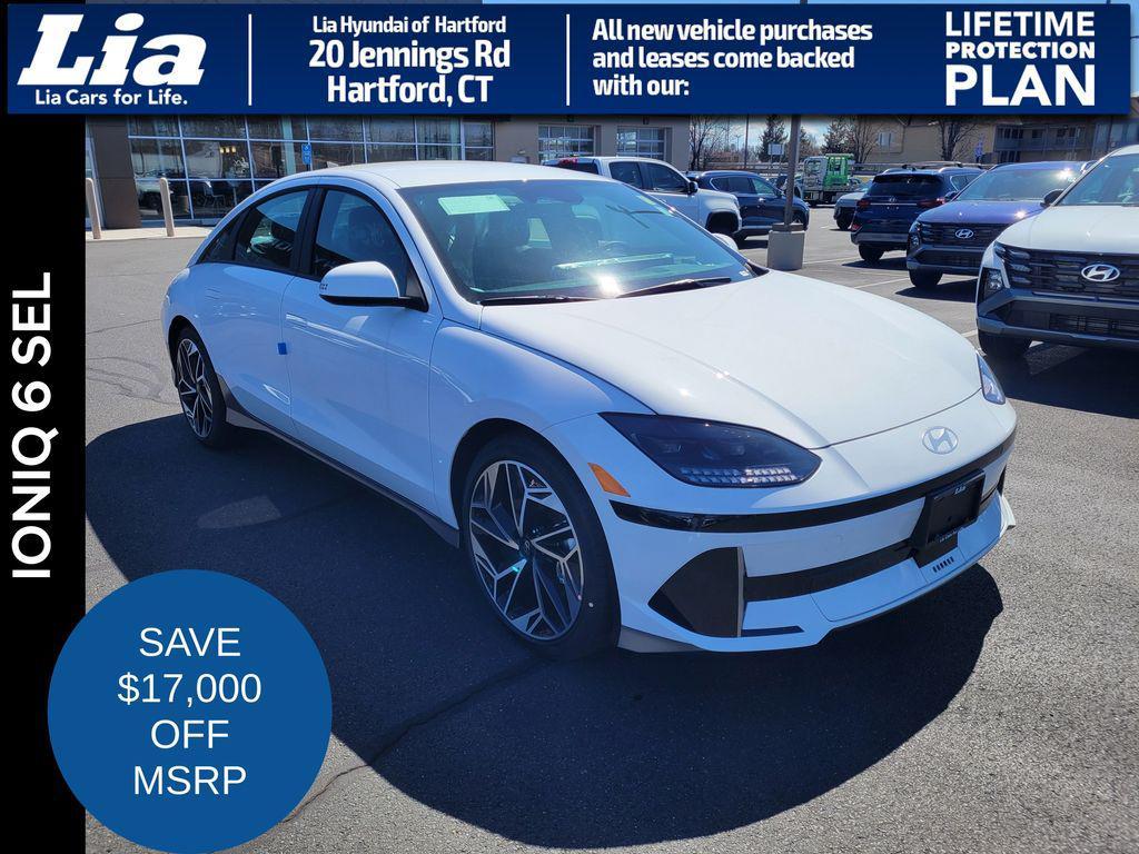 new 2025 Hyundai IONIQ 6 car, priced at $51,370