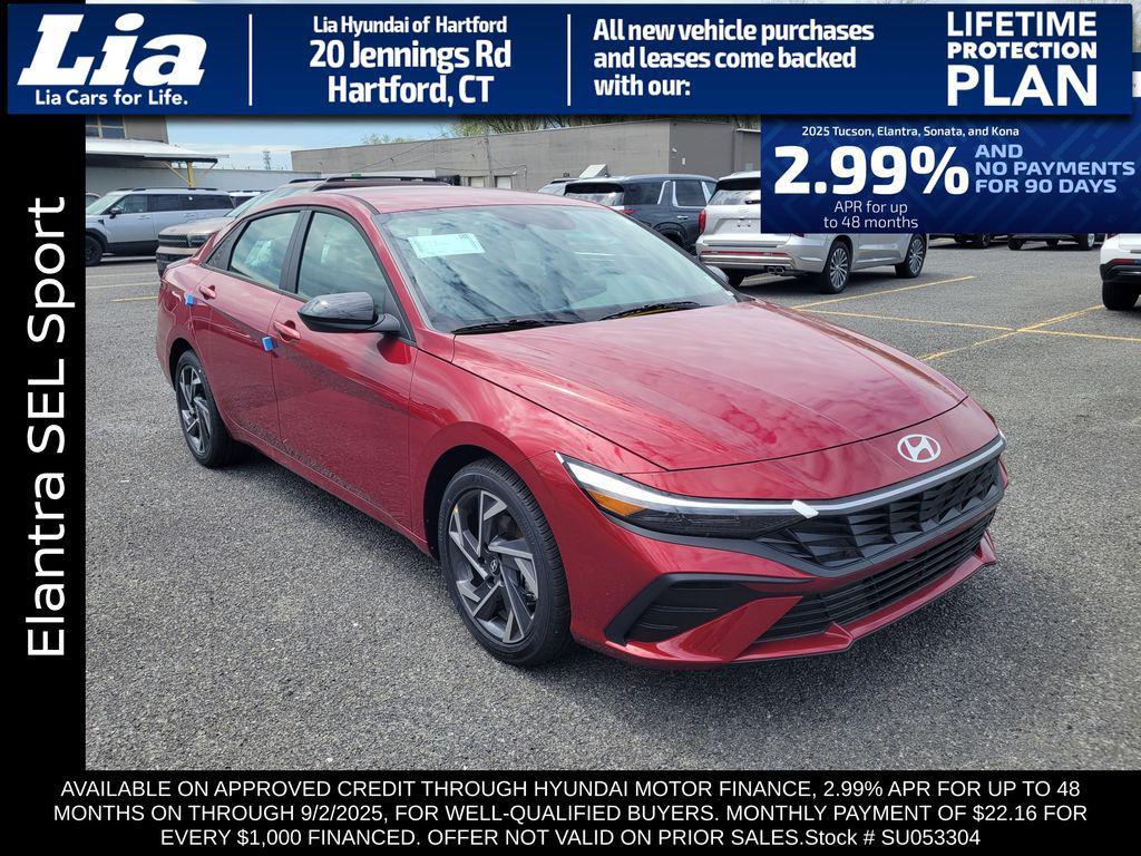 new 2025 Hyundai Elantra car, priced at $25,555