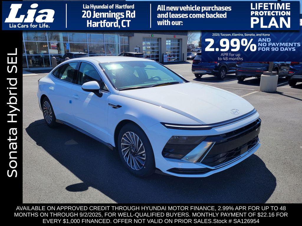 new 2025 Hyundai Sonata Hybrid car, priced at $33,385